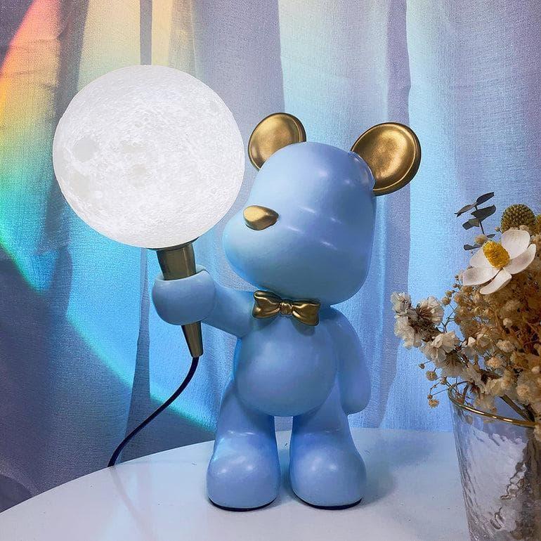 Metavaya Table lamp Creative Bear Planet Table Lamp