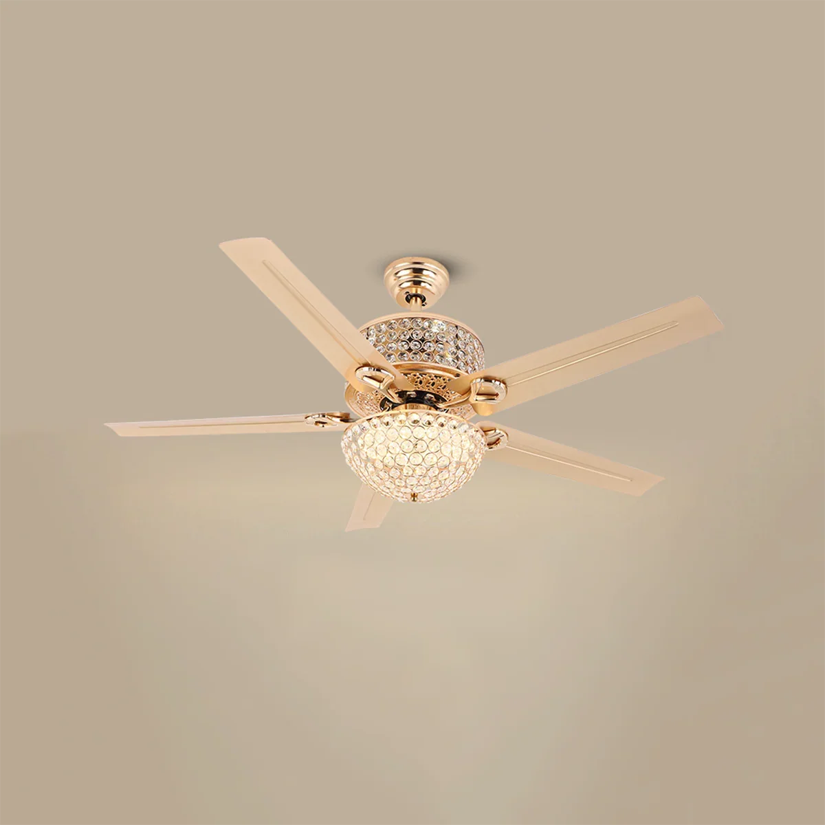 Crystal Tiffany Laure Ceiling Fan Light - view 18 | Metavaya
