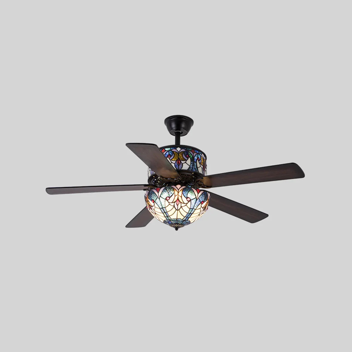 Crystal Tiffany Laure Ceiling Fan Light - view 22 | Metavaya