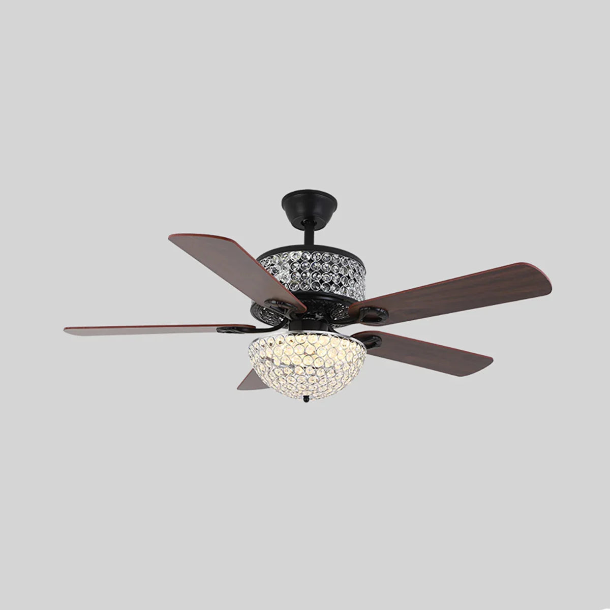 Crystal Tiffany Laure Ceiling Fan Light - view 17 | Metavaya