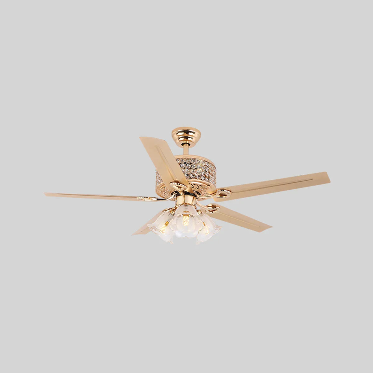 Crystal Tiffany Laure Ceiling Fan Light - view 20 | Metavaya