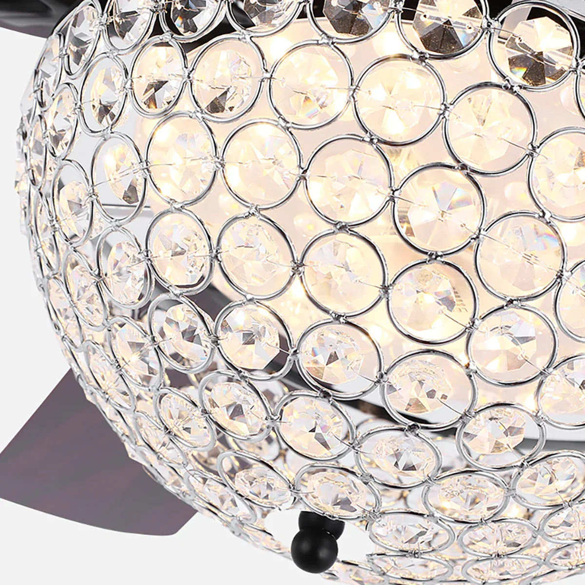 Crystal Tiffany Laure Ceiling Fan Light - view 14 | Metavaya
