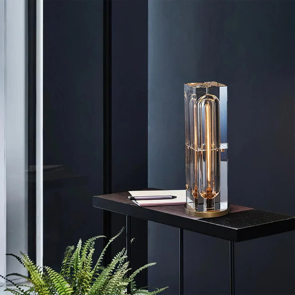 Metavaya Table lamp Crystal Cube Table Lamp