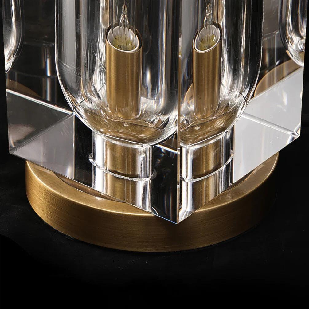 Metavaya Table lamp Crystal Cube Table Lamp