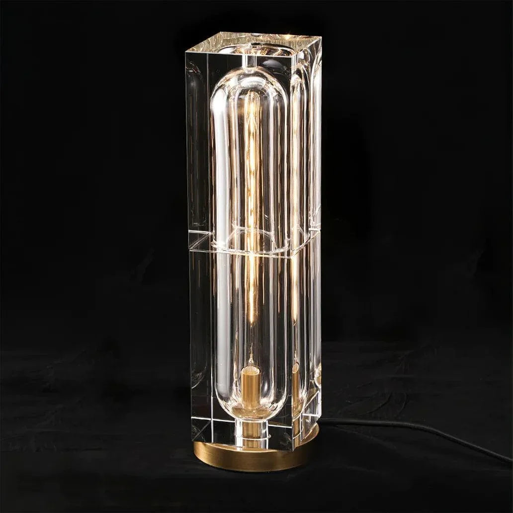 Metavaya Table lamp Crystal Cube Table Lamp