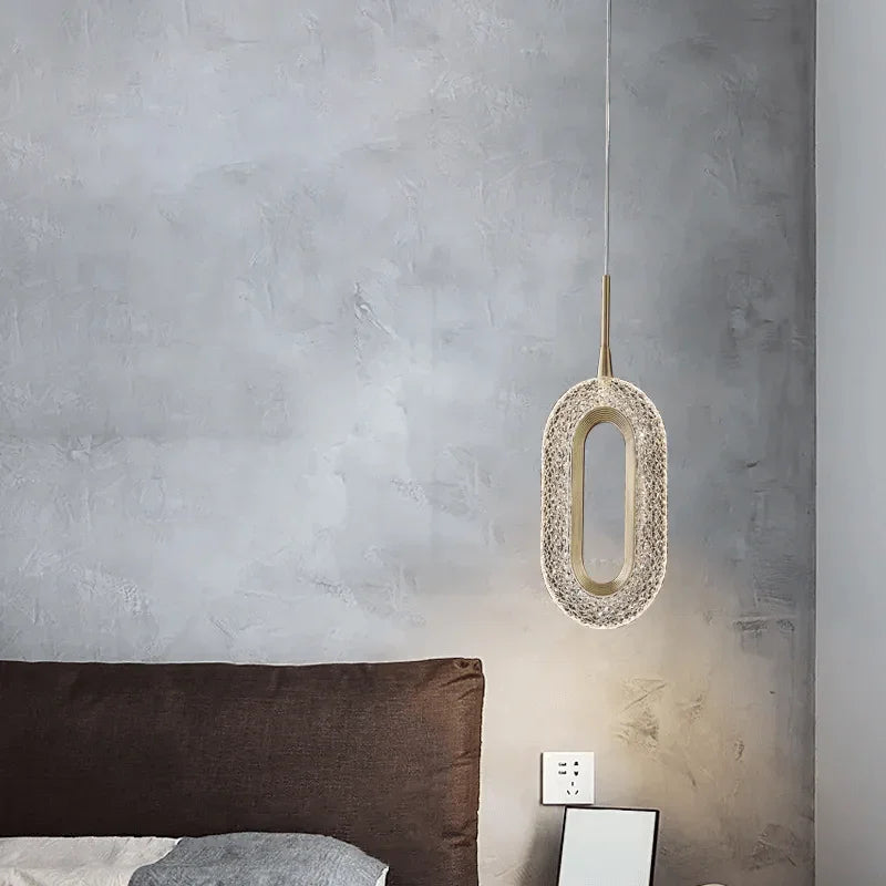 Metavaya Pendant light Crystal Wormhole Pendant Light