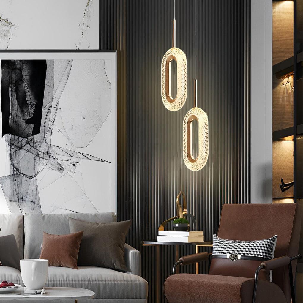 Metavaya Pendant light Crystal Wormhole Pendant Light