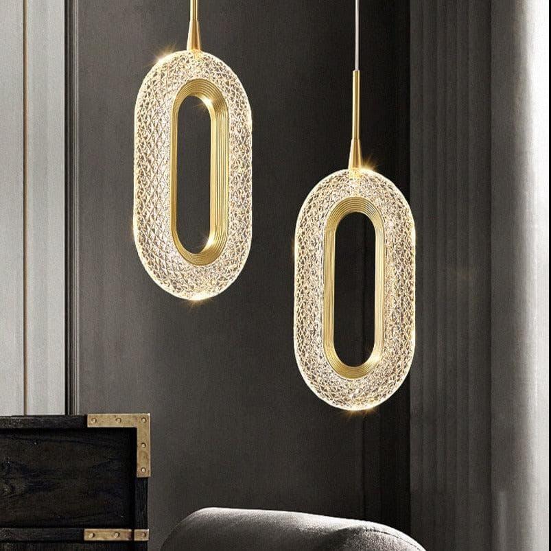 Metavaya Pendant light Crystal Wormhole Pendant Light