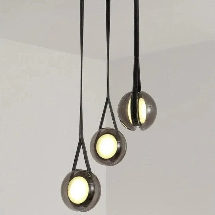 Metavaya Pendant light Three heads Dia 30cm x H 200cm / ∅ 11.8″ x H 78.7″ / Gray / Warm White Cutis Pendant Light 662668905730 M2024011102-3 Cutis Pendant Light | Discount Sale