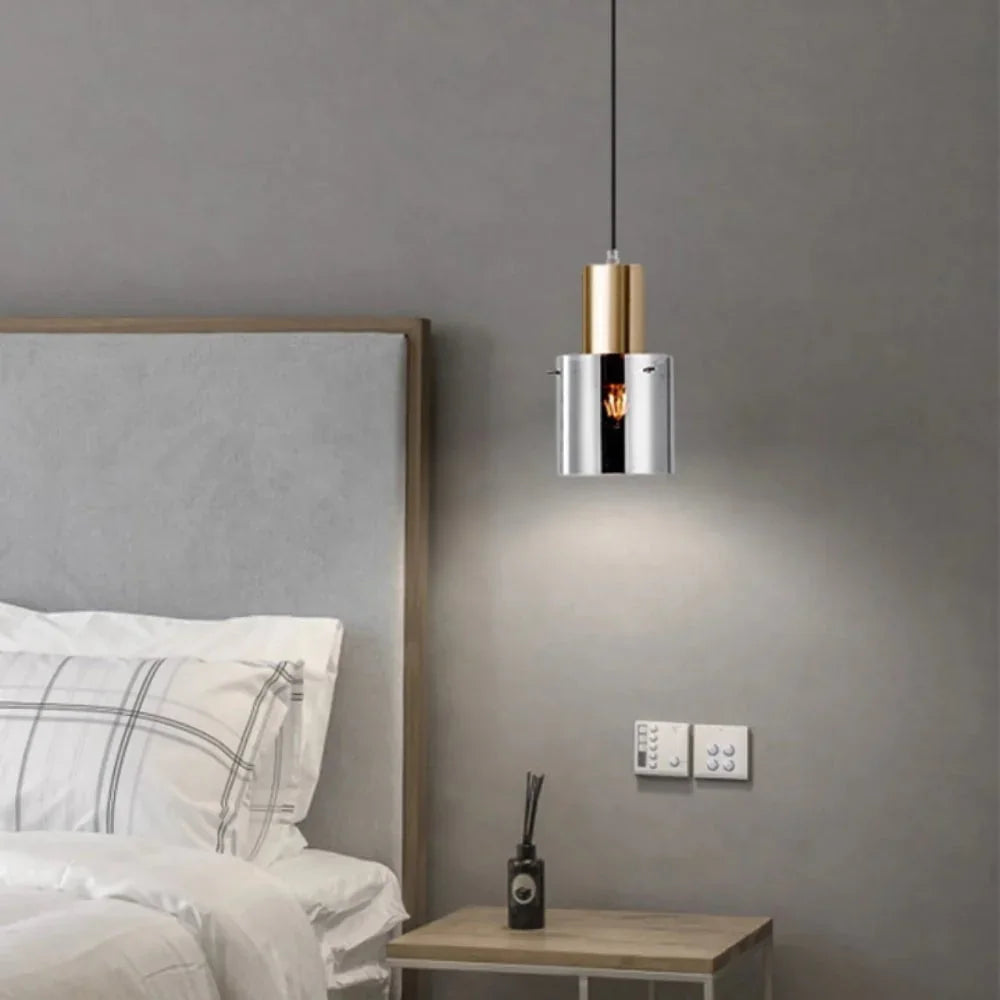 Metavaya Pendant light Cylindrical Glass Pendant Light