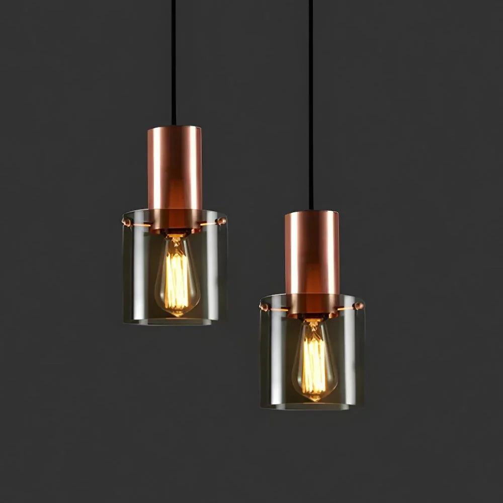 Metavaya Pendant light Cylindrical Glass Pendant Light