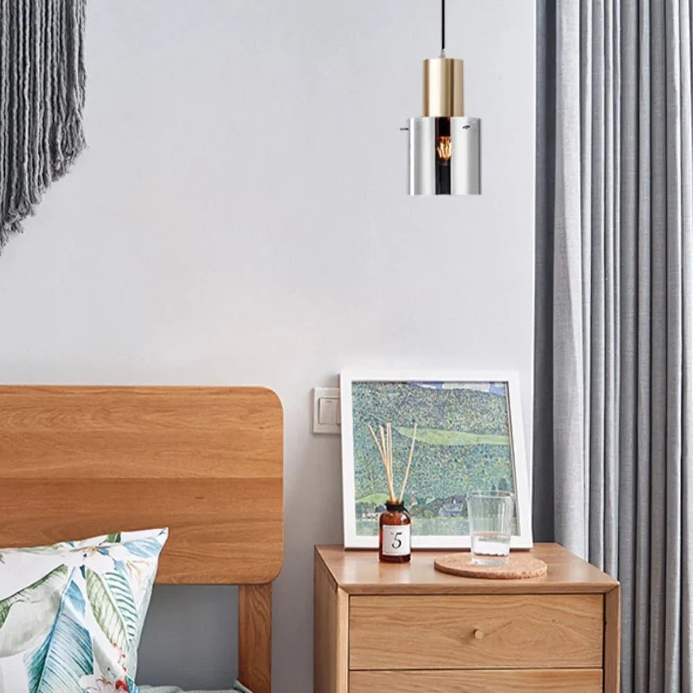 Metavaya Pendant light Cylindrical Glass Pendant Light