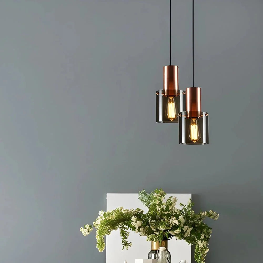 Metavaya Pendant light Cylindrical Glass Pendant Light