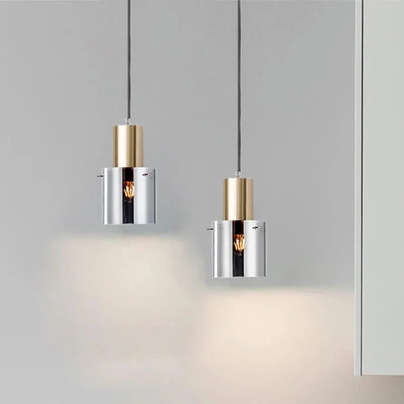 Metavaya Pendant light Cylindrical Glass Pendant Light