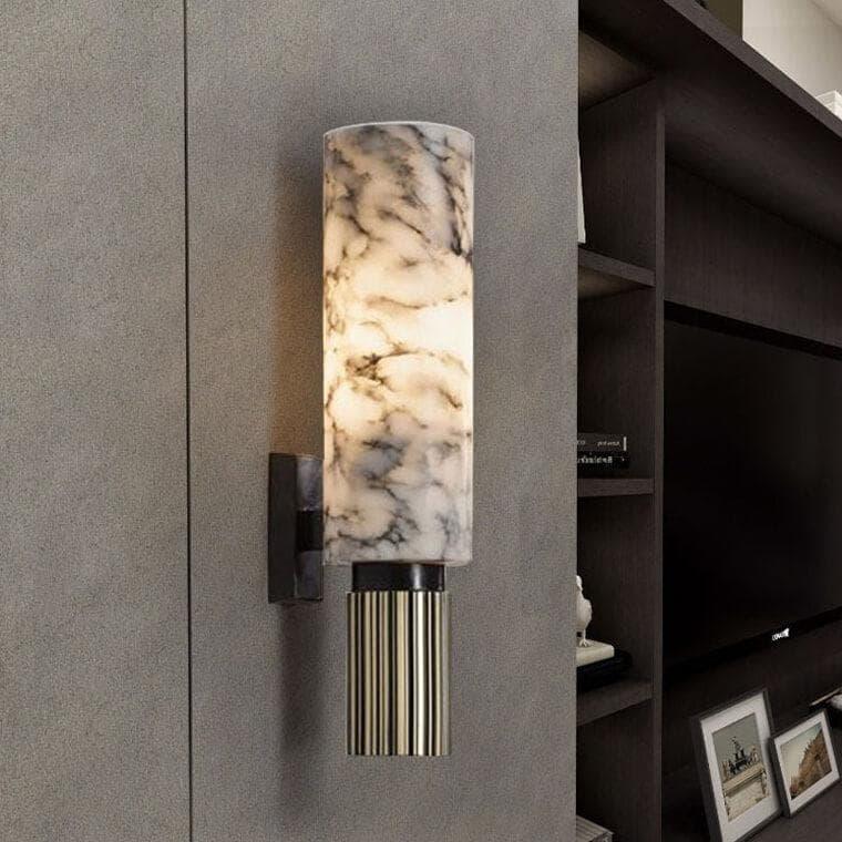 Metavaya Wall lamp Cylindrical Marble Wall Lamp