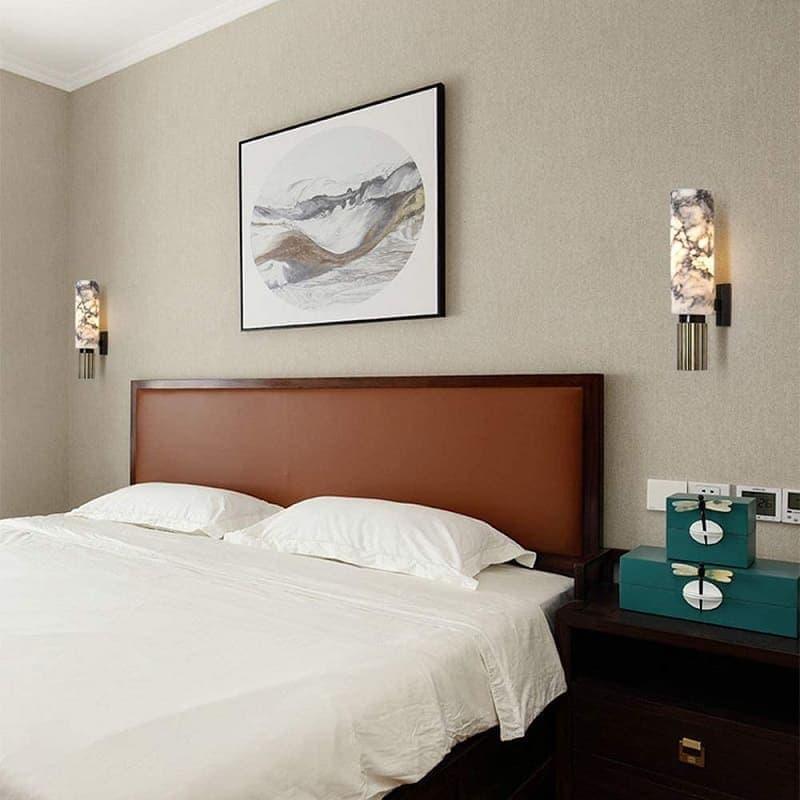 Metavaya Wall lamp Cylindrical Marble Wall Lamp