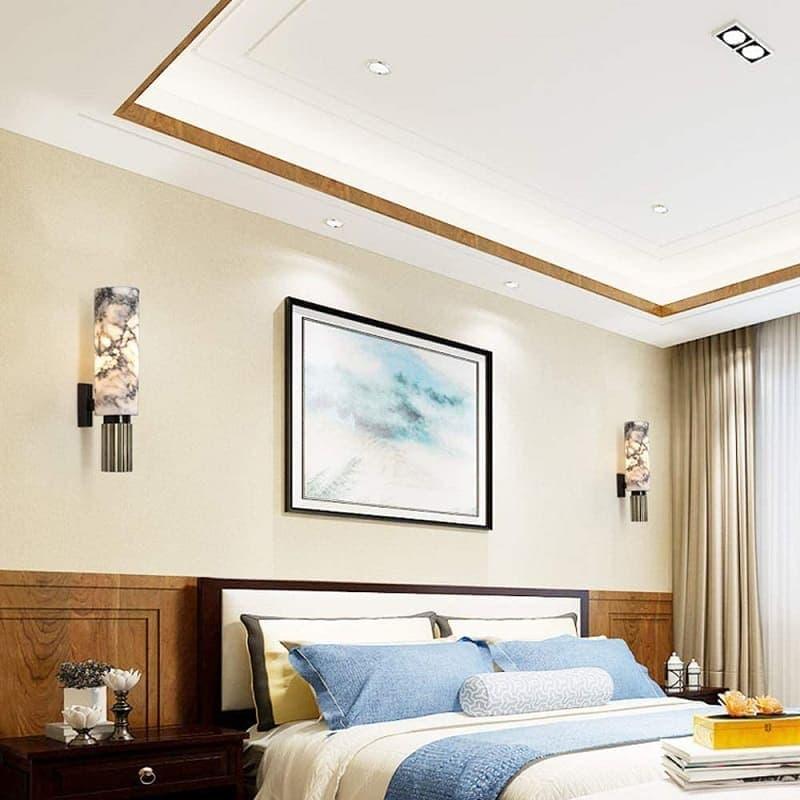 Metavaya Wall lamp Cylindrical Marble Wall Lamp