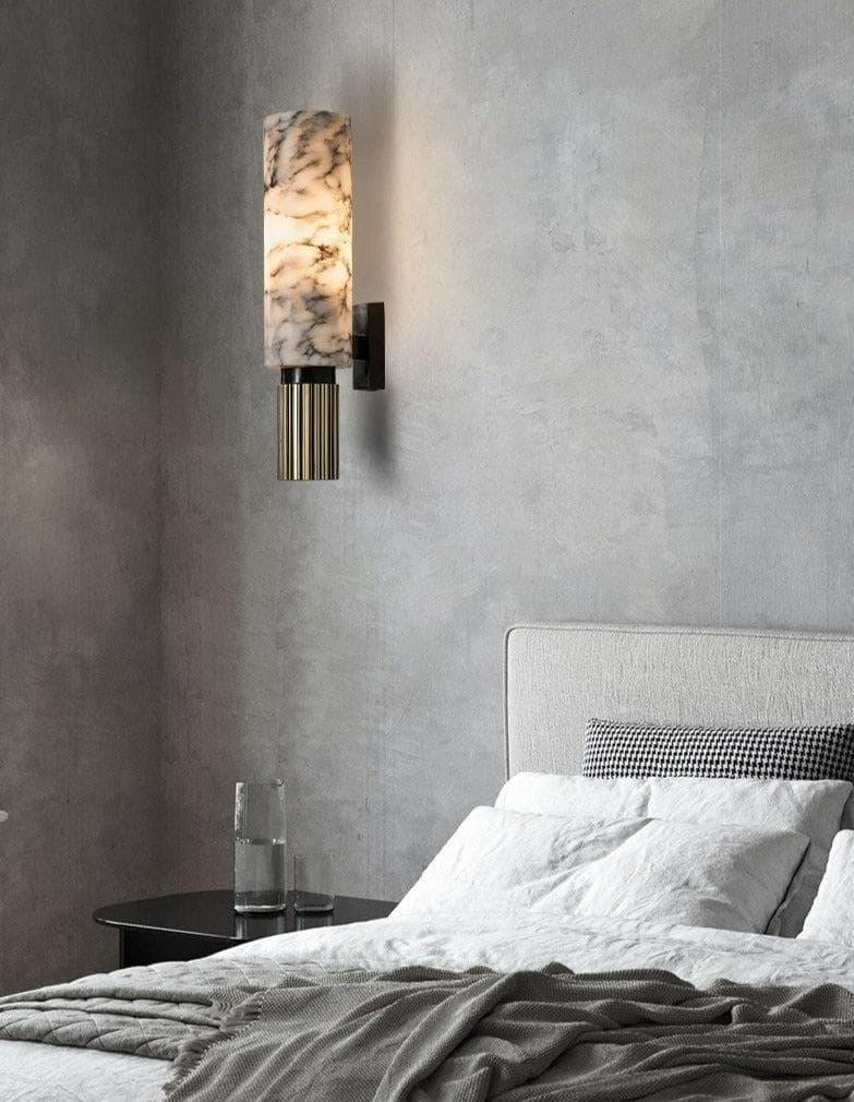 Metavaya Wall lamp Cylindrical Marble Wall Lamp