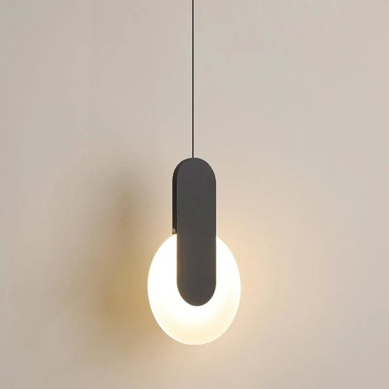 Metavaya Pendant lamp Style A Dia 18×H30cm / ∅7″ x H 11.8″ / Black / Warm White Declan Pendant lamp 6938617817572 M2023120203-2