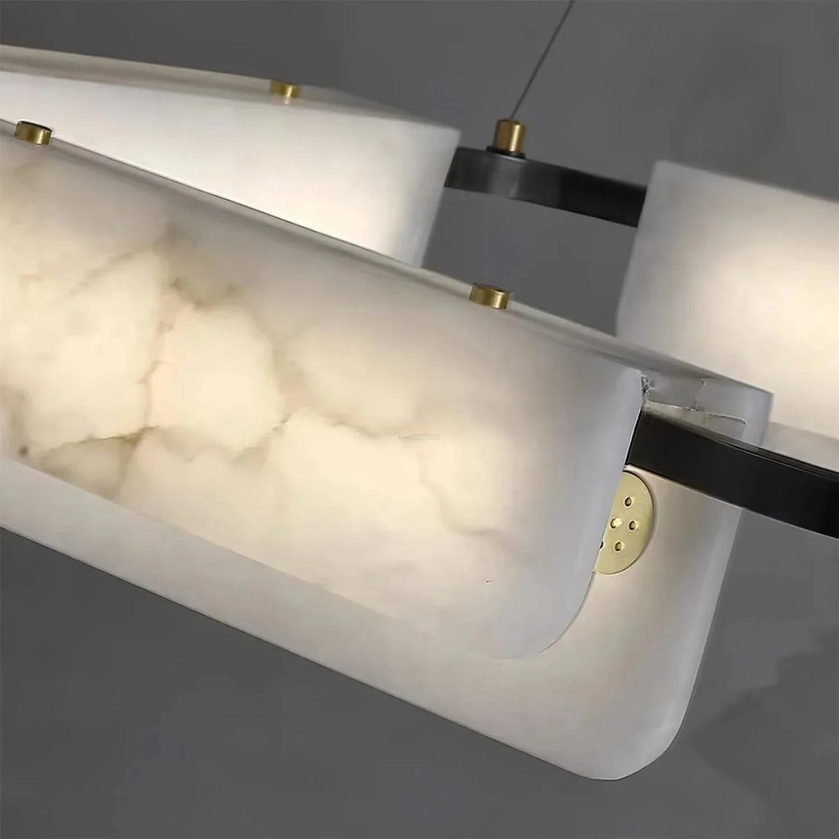 Metavaya Chandelier Delia Alabaster Chandelier Brass Delia Alabaster Chandelier