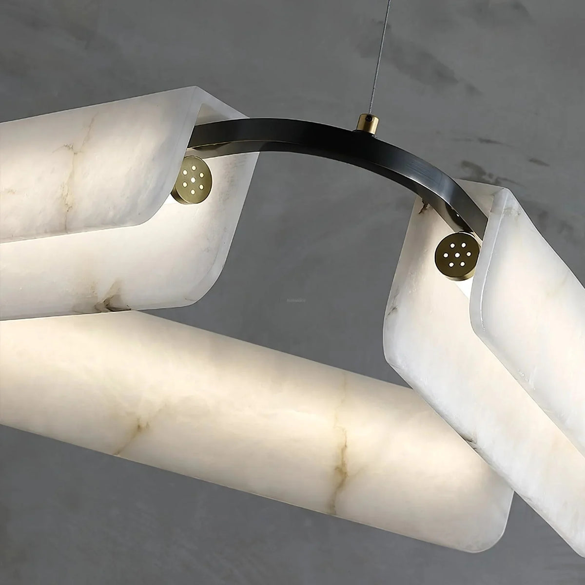 Metavaya Chandelier Delia Alabaster Chandelier Brass Delia Alabaster Chandelier