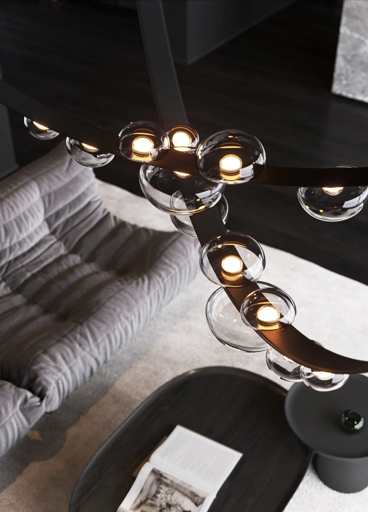 Dew Drops Chandelier - view 26 | Metavaya