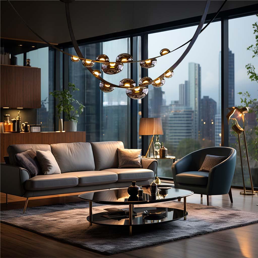 Dew Drops Chandelier - view 6 | Metavaya