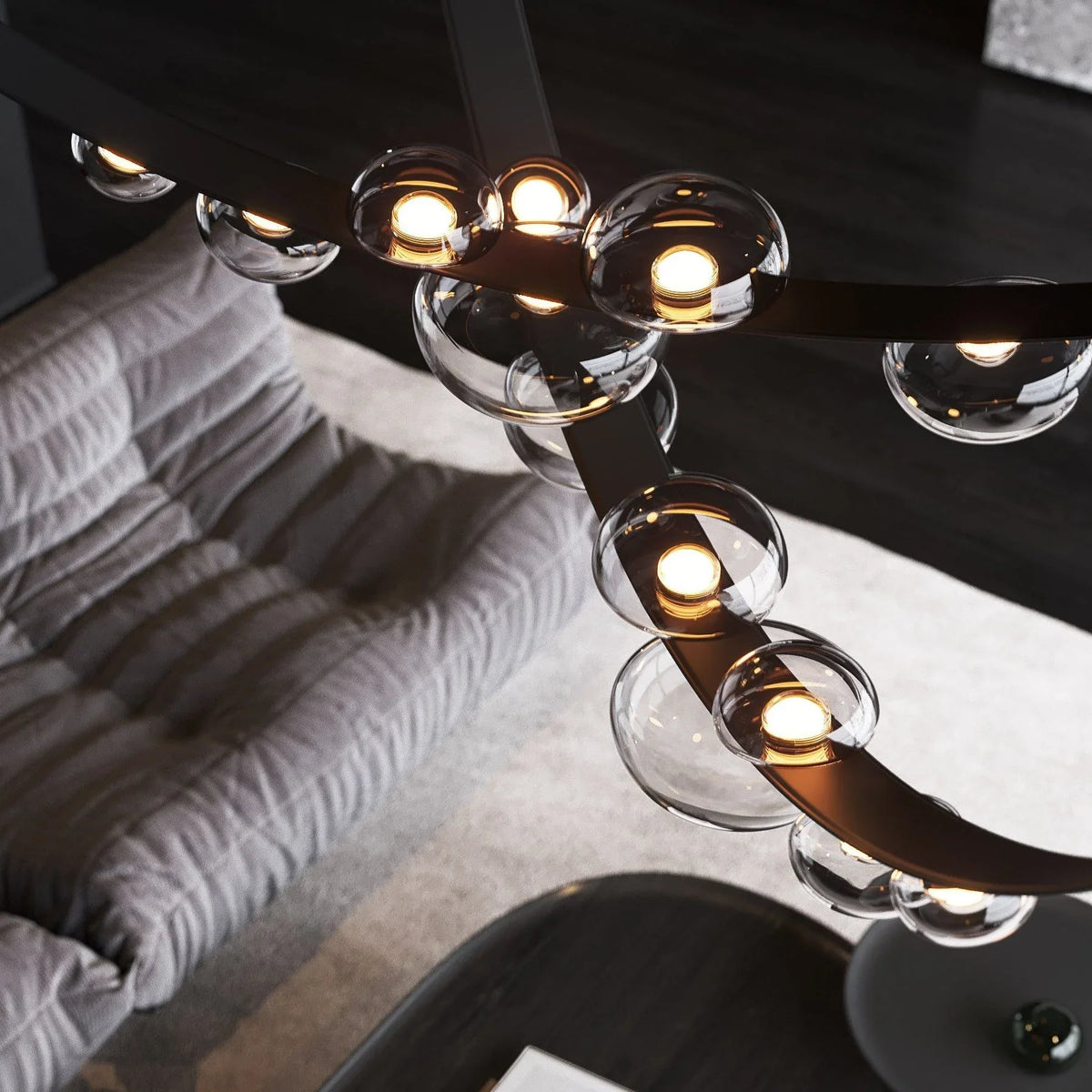 Dew Drops Chandelier - view 33 | Metavaya