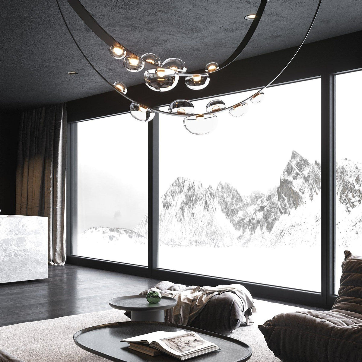 Dew Drops Chandelier - view 37 | Metavaya