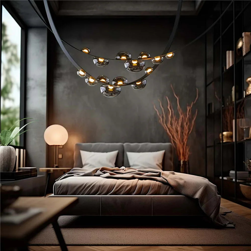 Dew Drops Chandelier - view 4 | Metavaya