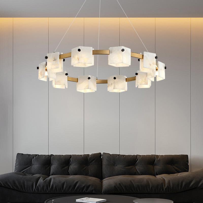 Metavaya chandelier Diamond shaped marble chandelier