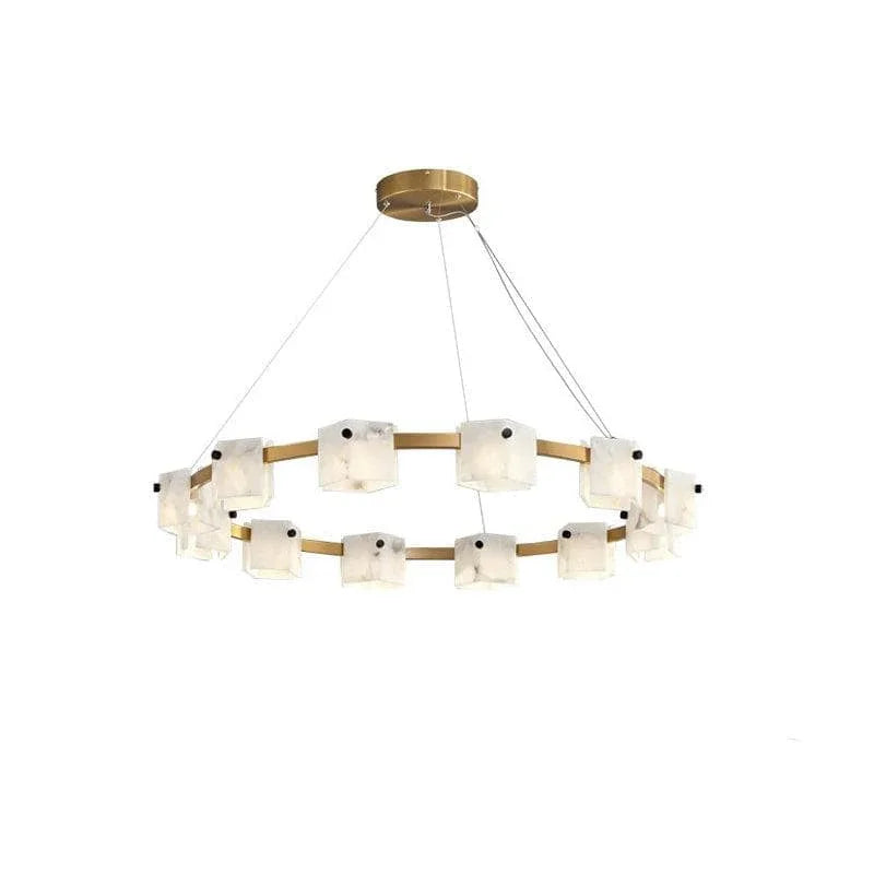 Metavaya chandelier Diamond shaped marble chandelier