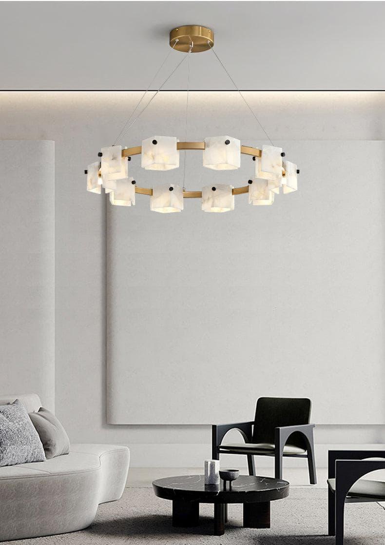 Metavaya chandelier Diamond shaped marble chandelier