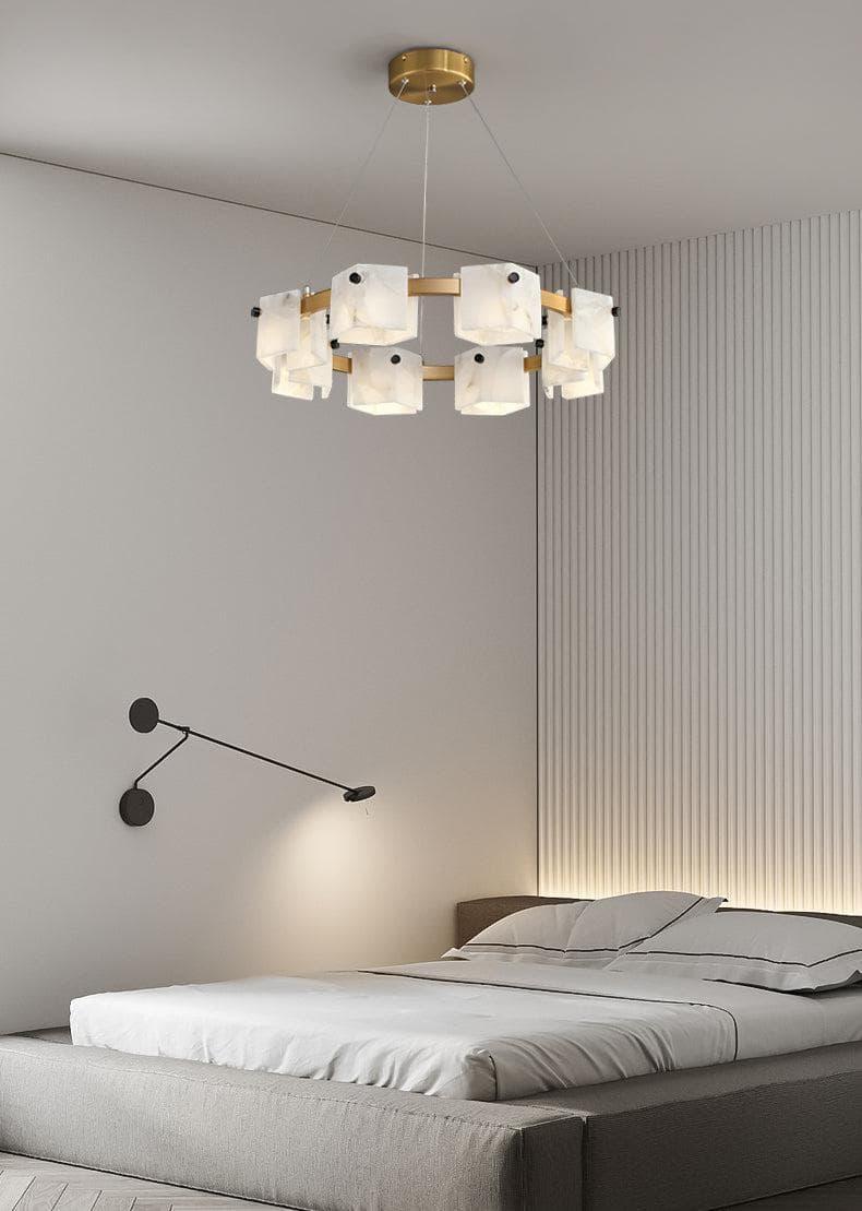 Metavaya chandelier Diamond shaped marble chandelier