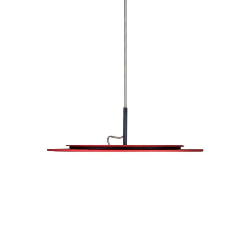Metavaya Pendant lamp Dia 25×H 150cm / ∅ 9.8″ x H 59.1″ / Red / Warm White Disk Pendant Lamp 662668905792 M2024011105-1 Disk Pendant Lamp | Discount Sale