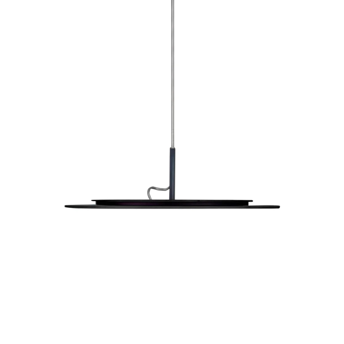Metavaya Pendant lamp Dia 25×H 150cm / ∅ 9.8″ x H 59.1″ / Black / Warm White Disk Pendant Lamp 662668905808 M2024011105-2 Disk Pendant Lamp | Discount Sale