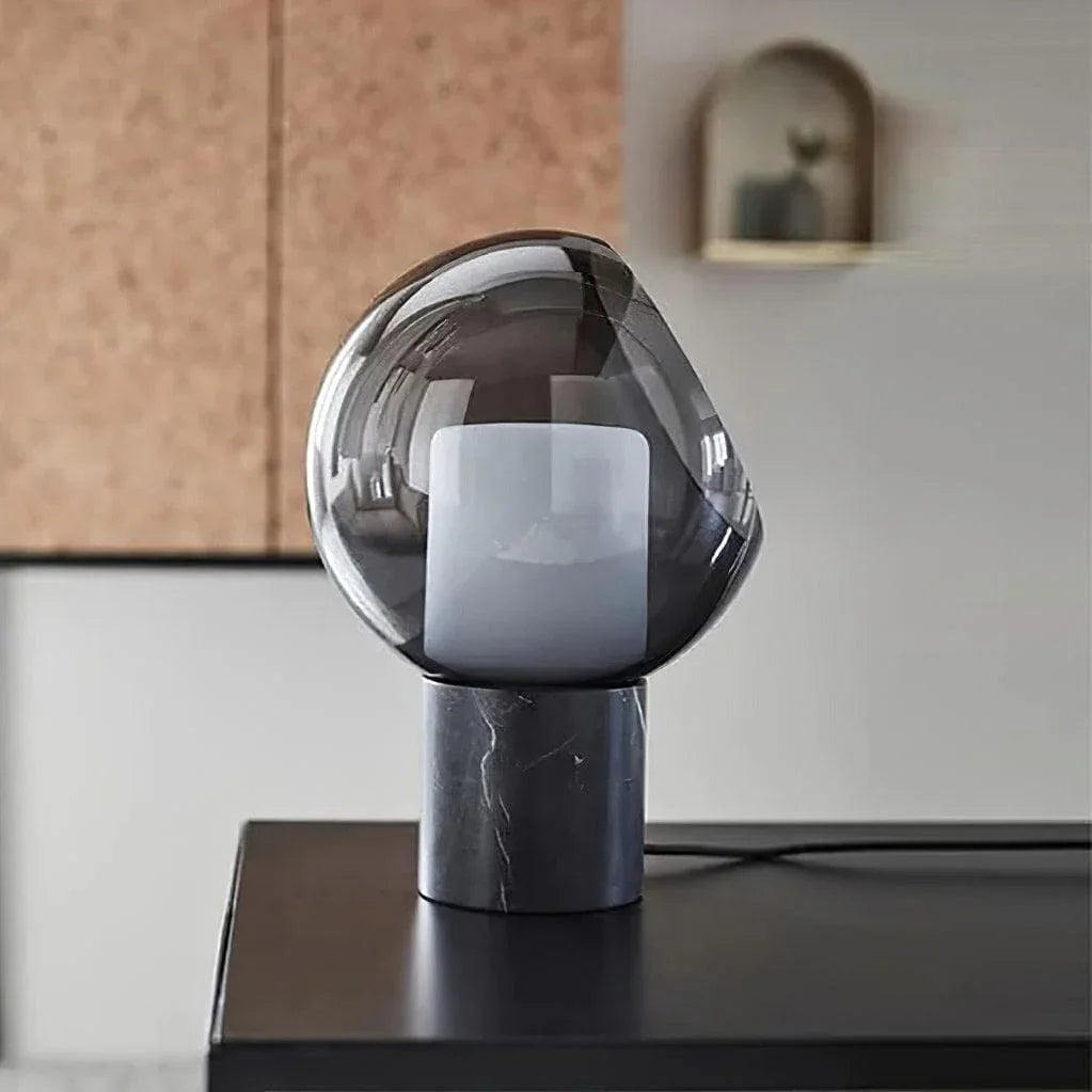 Metavaya Table lamp Dome Evedal Glass Table Lamp