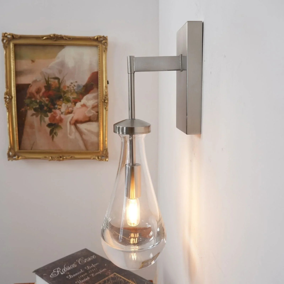 Droplet Crystal Wall Light - view 4 | Metavaya