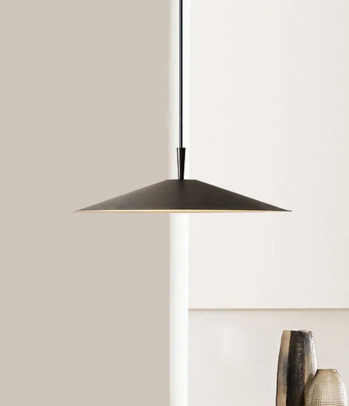 Metavaya Pendant light Dia 26.5cm x H 200cm / ∅ 10.4″ x H 78.7″ / Black Dry Led Pendelleuchte 6938617781200 M2023081309-1