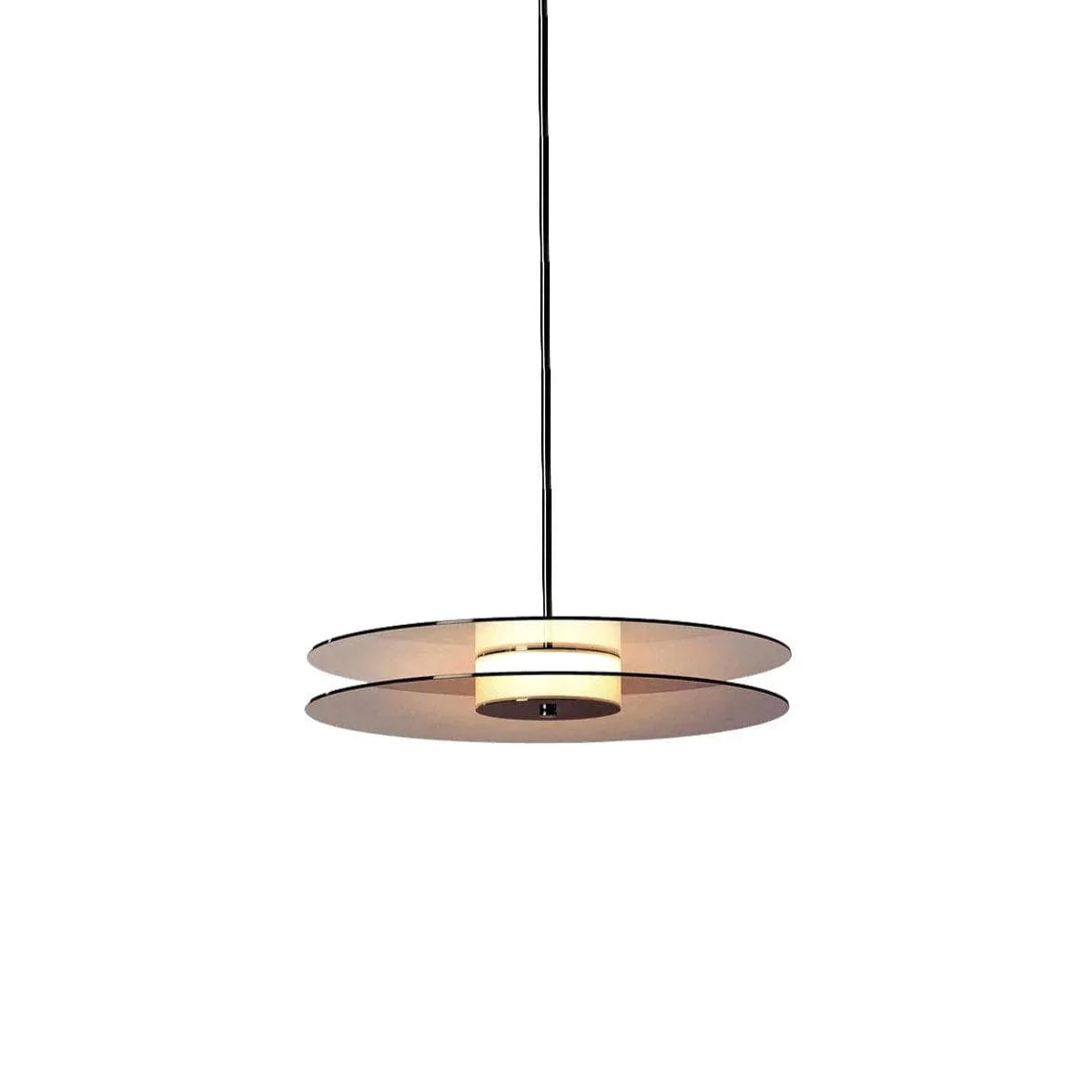Metavaya Pendant lamp Horizontal Dia 28cm x H 6cm / ∅ 11″ x H 2.4″ / Black / Warm White Eclipse Pendant lamp 6938617817978 M2023120401-3 Eclipse Pendant lampr USA sale