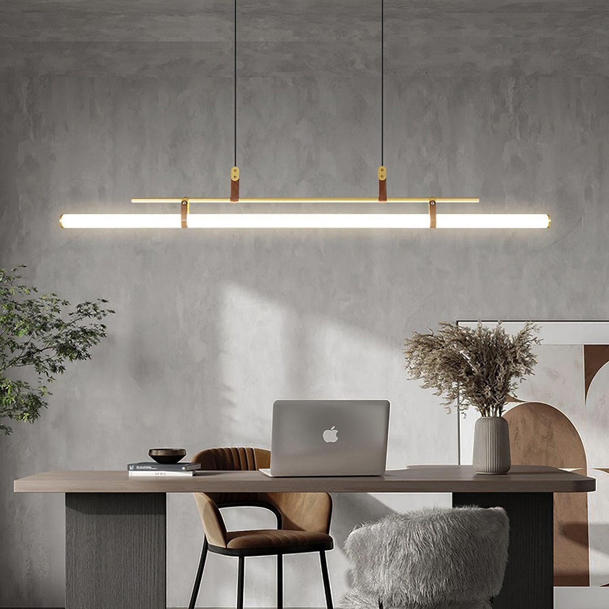 Metavaya Pendant lamp L 80cm x H 18cm / L 31.5″ x H 7.1″ / Black / Warm White Eden Chandelier 662668879628 M202403253-1 Metal Acrylic Eden Chandelier.