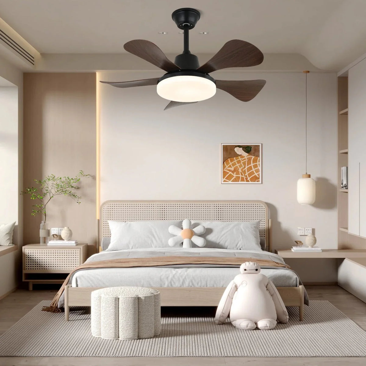 Eliza Ceiling Fan Light - view 2 | Metavaya