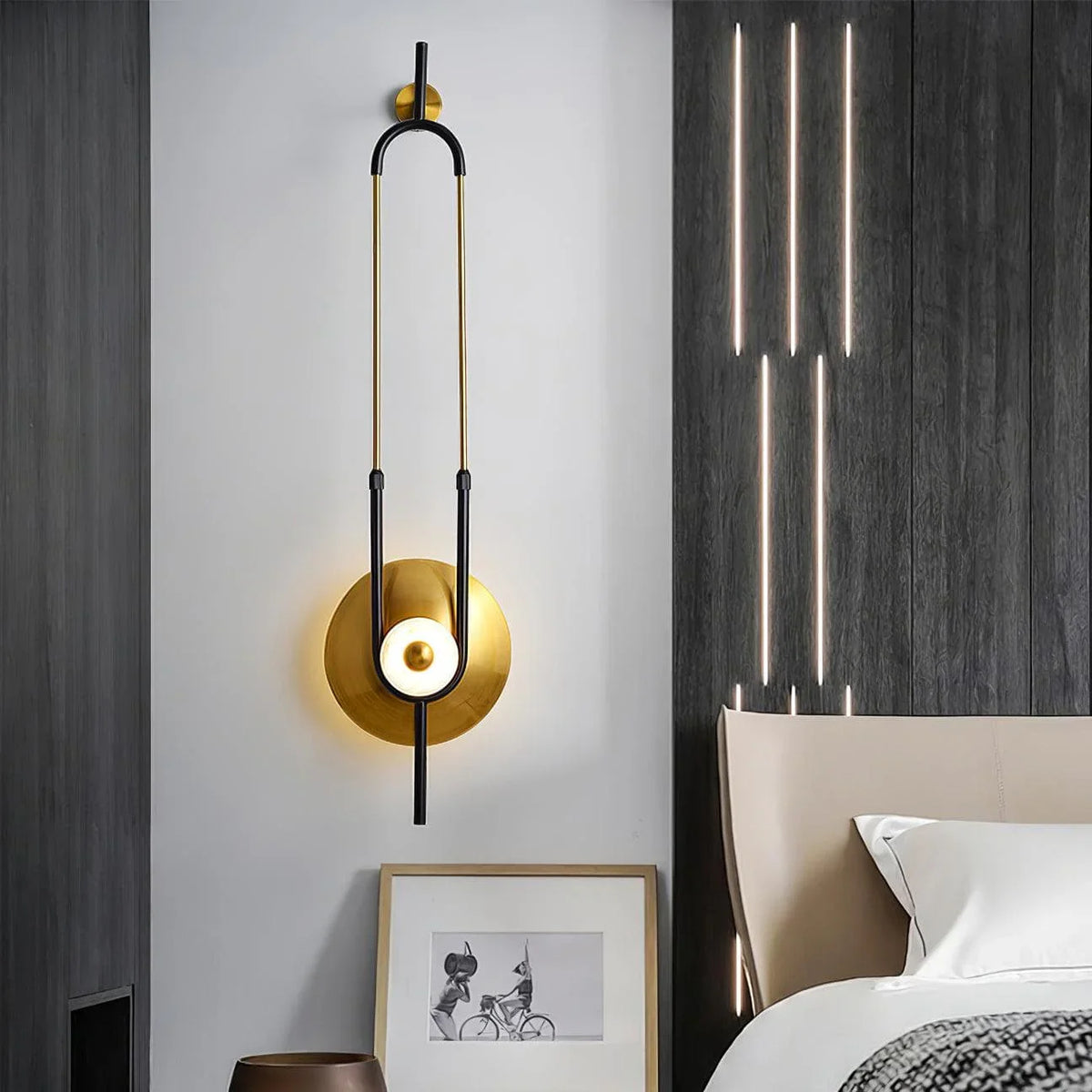 Metavaya Wall light Ellipse Ring Marble Wall Light