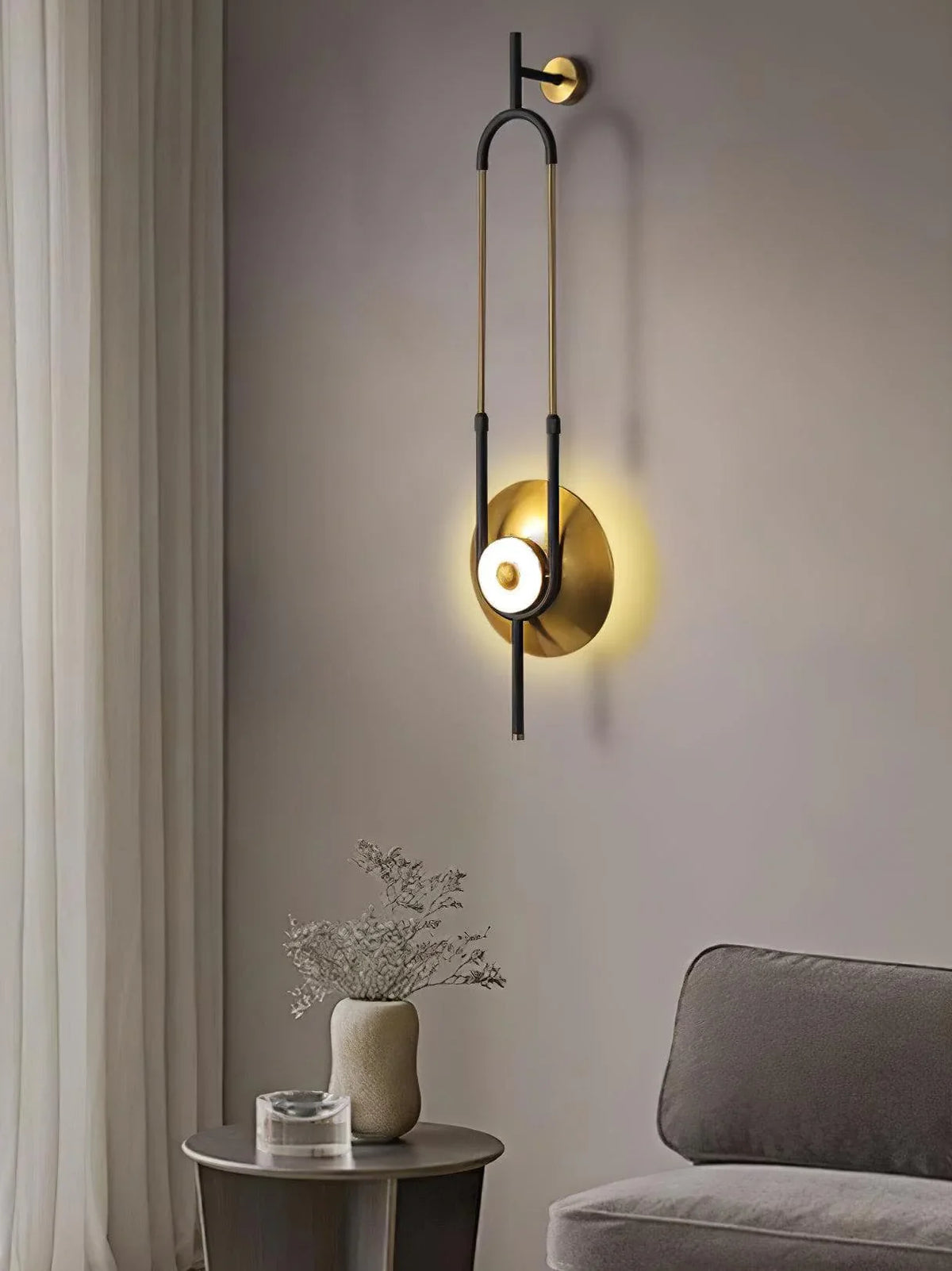 Metavaya Wall light Ellipse Ring Marble Wall Light