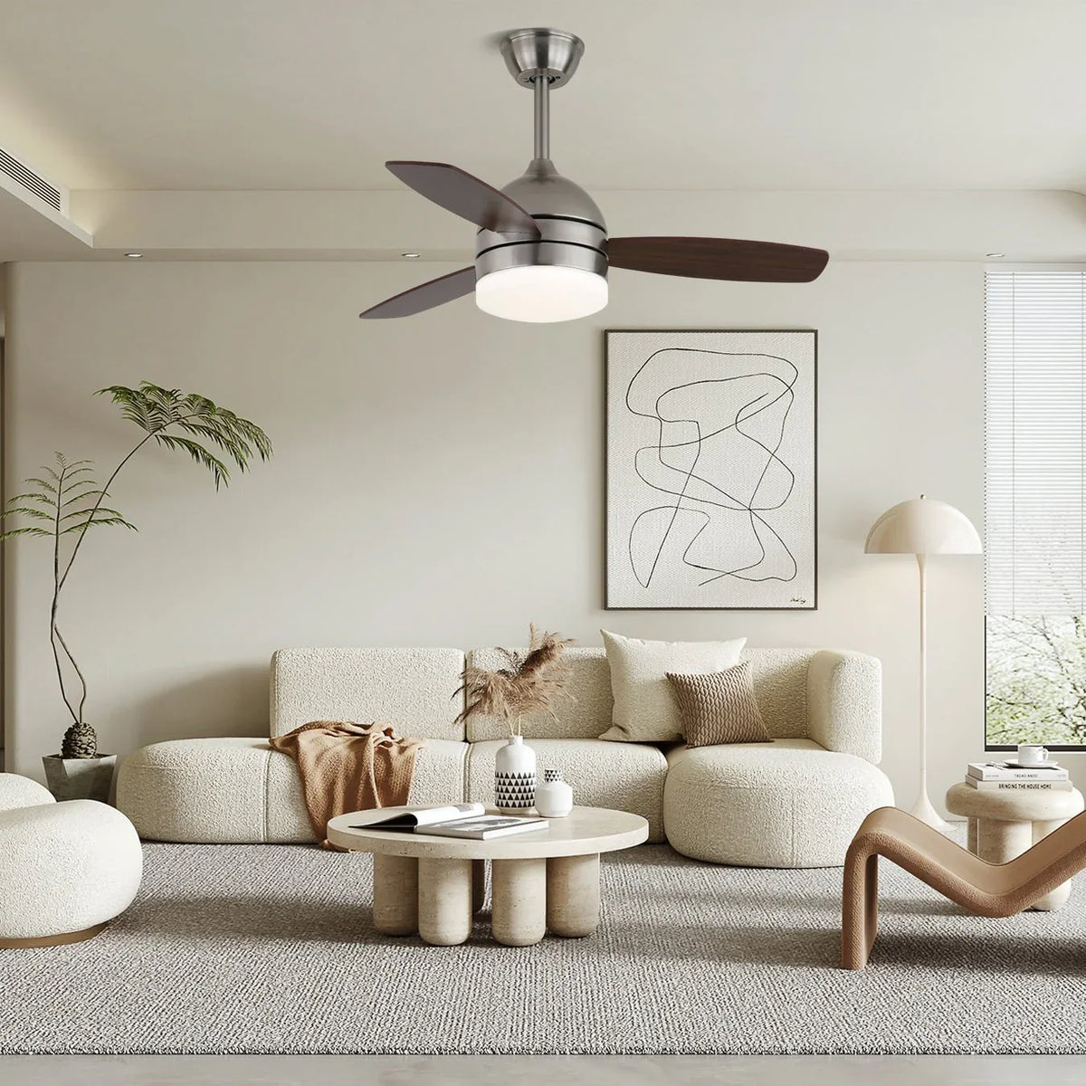 Ethan Ceiling Fan Light - view 3 | Metavaya
