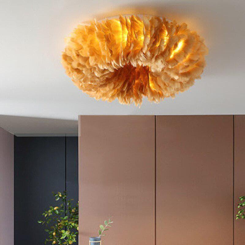 Metavaya Ceiling Lamp Feather Ceiling Lamp