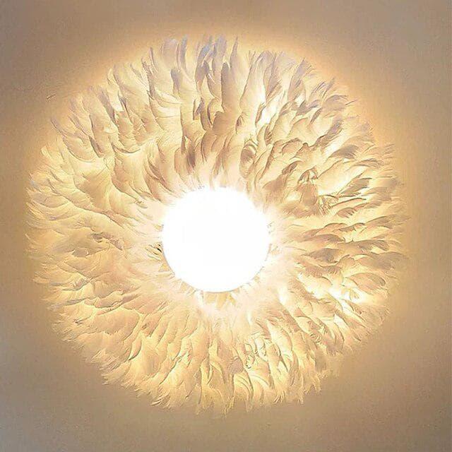 Metavaya Ceiling Lamp Feather Ceiling Lamp