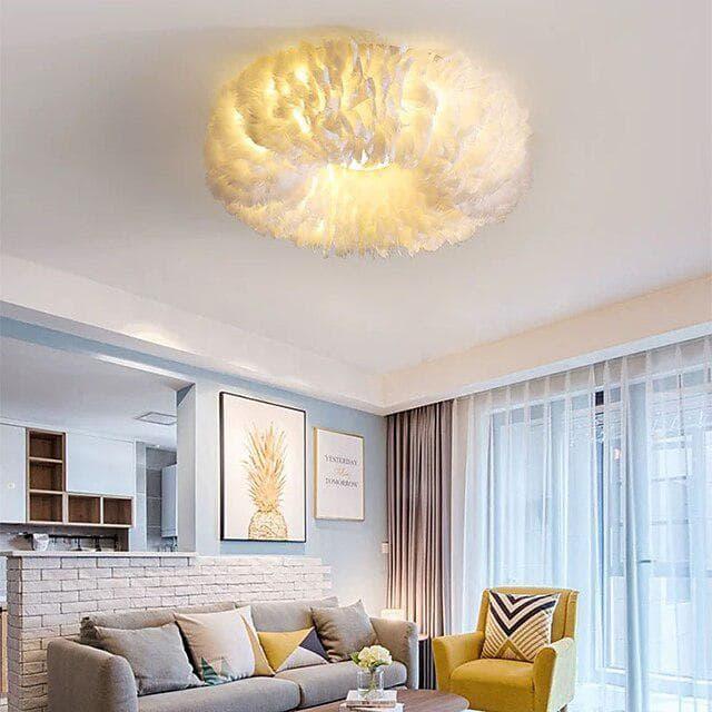Metavaya Ceiling Lamp Feather Ceiling Lamp