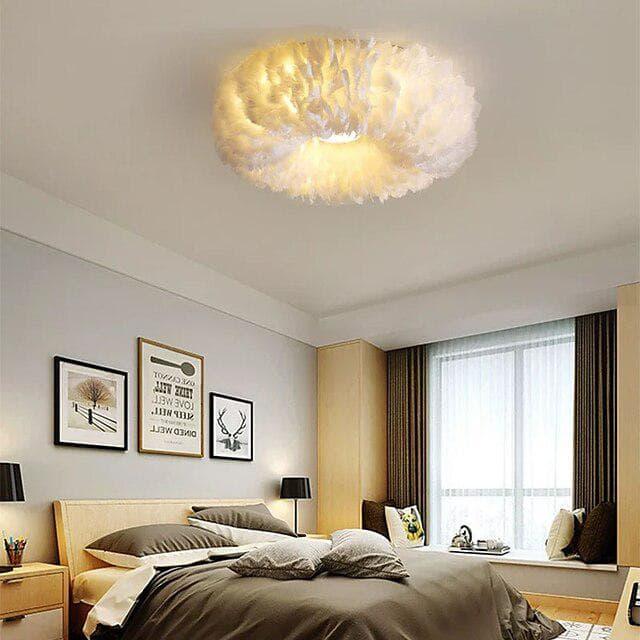 Metavaya Ceiling Lamp Feather Ceiling Lamp