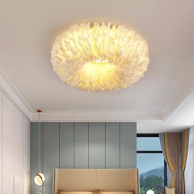 Metavaya Ceiling Lamp Feather Ceiling Lamp
